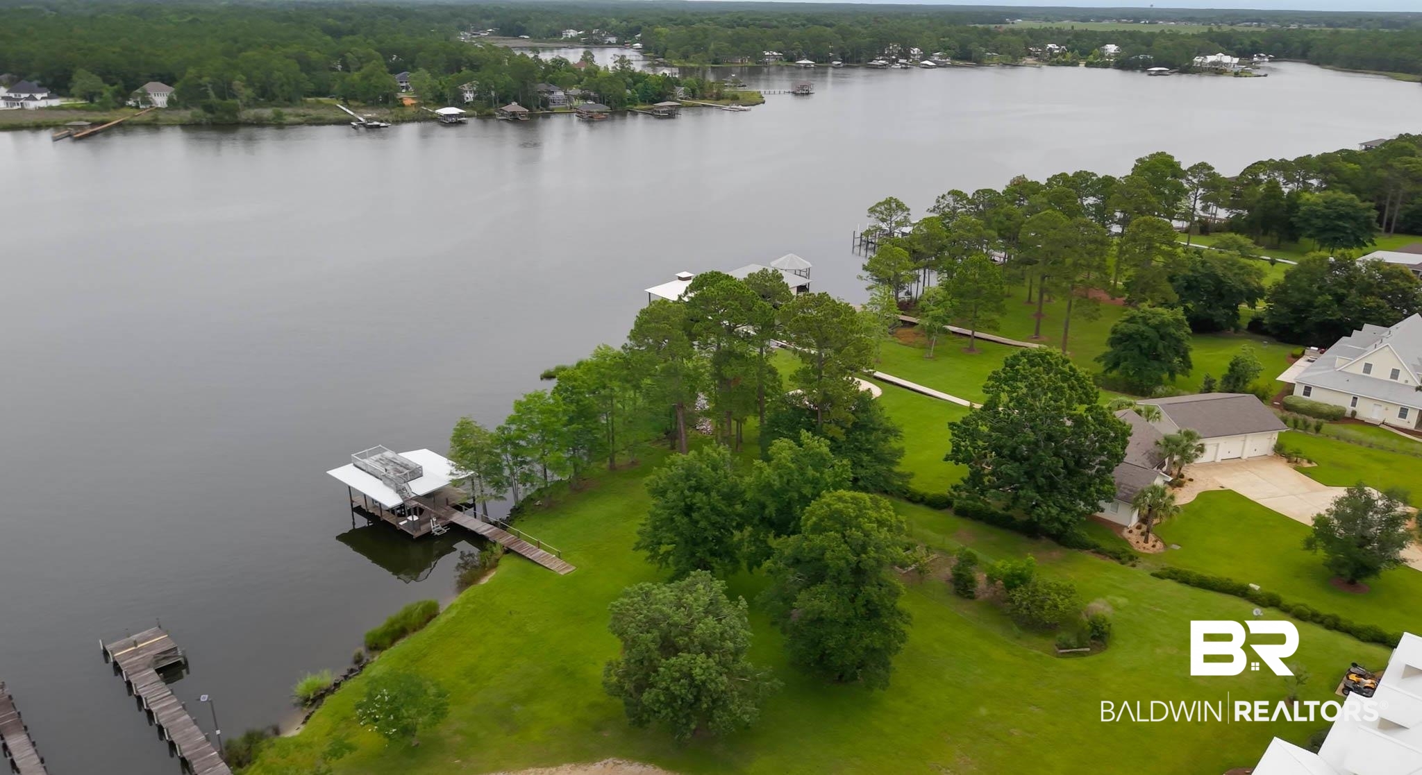8145 Bay View Drive Foley, AL 36535 - Photo 79 of 81 Drone / aerial view of a large body of water