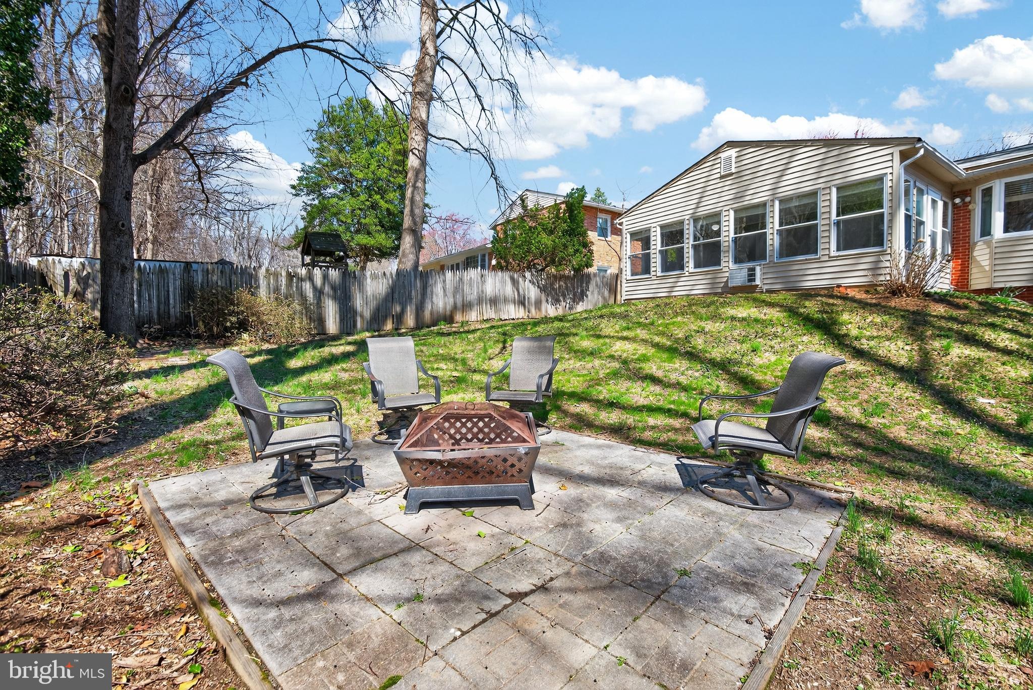 11004 Oakwood Street Silver Spring, MD 20901 - Photo 35 of 35 a view of backyard with outdoor seating and plants
