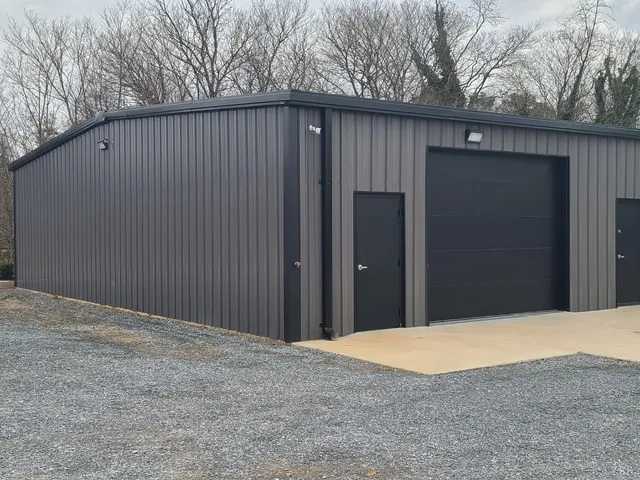 a backyard of a house