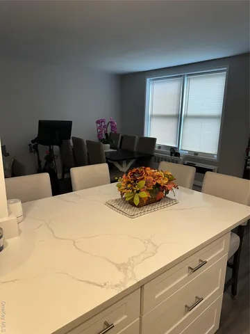 a close view of dining table