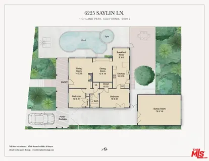 $1,295,000 | 6225 Saylin Lane, Los Angeles, CA 90042