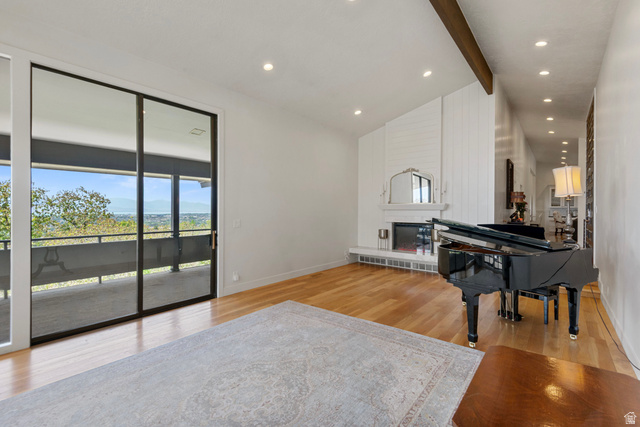 1900 North 100 East Provo, UT 84604 - Photo 8 of 49 Bright interior space with large glass sliding doors leading to an exterior balcony