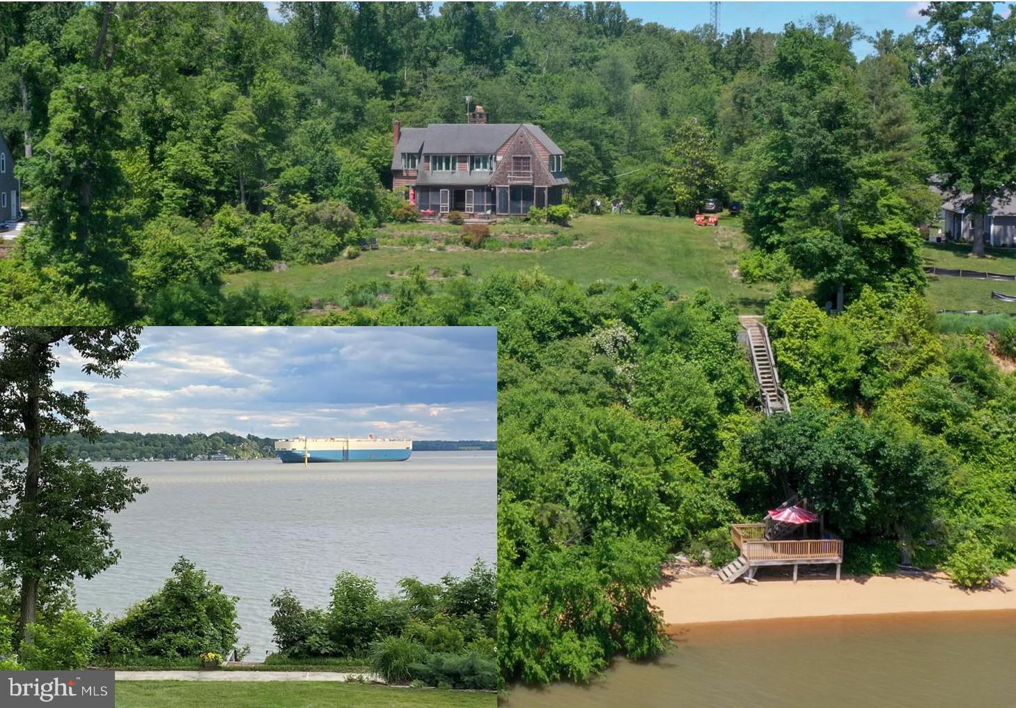 215 Dove Lane Elkton, MD 21921 - Photo 1 of 46 an aerial view of a house with a yard and lake view