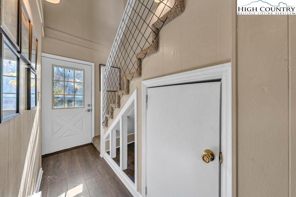 101 Hornbeam Road, Unit 2B Beech Mountain, NC 28604 - Photo 2 of 35 a view of an entryway with staircase