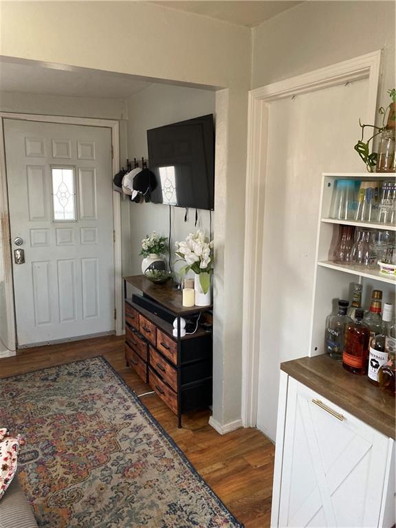 600 American Street California, PA 15419 - Photo 3 of 19 a view of kitchen with cabinets and wooden floor