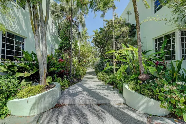 a view of a house with a large window