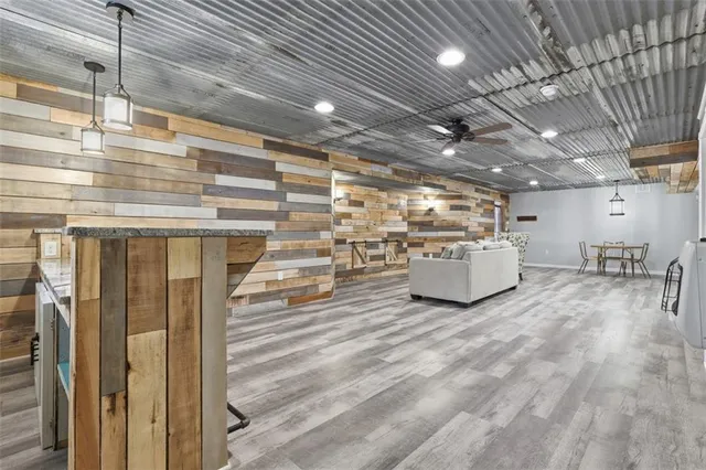 a view of a storage in a room