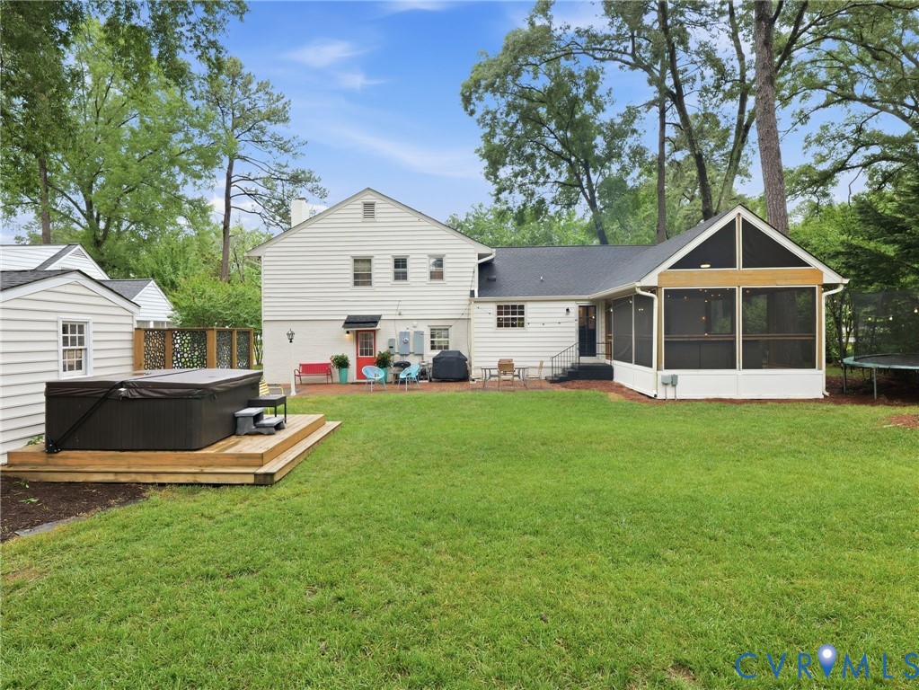8803 Watlington Road Henrico, VA 23229 - Photo 29 of 31 Spacious yard with firepit and room to play, garde