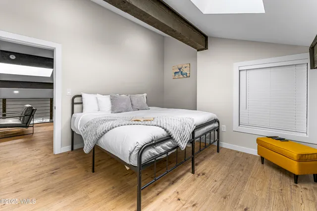 a view of room with cabinets