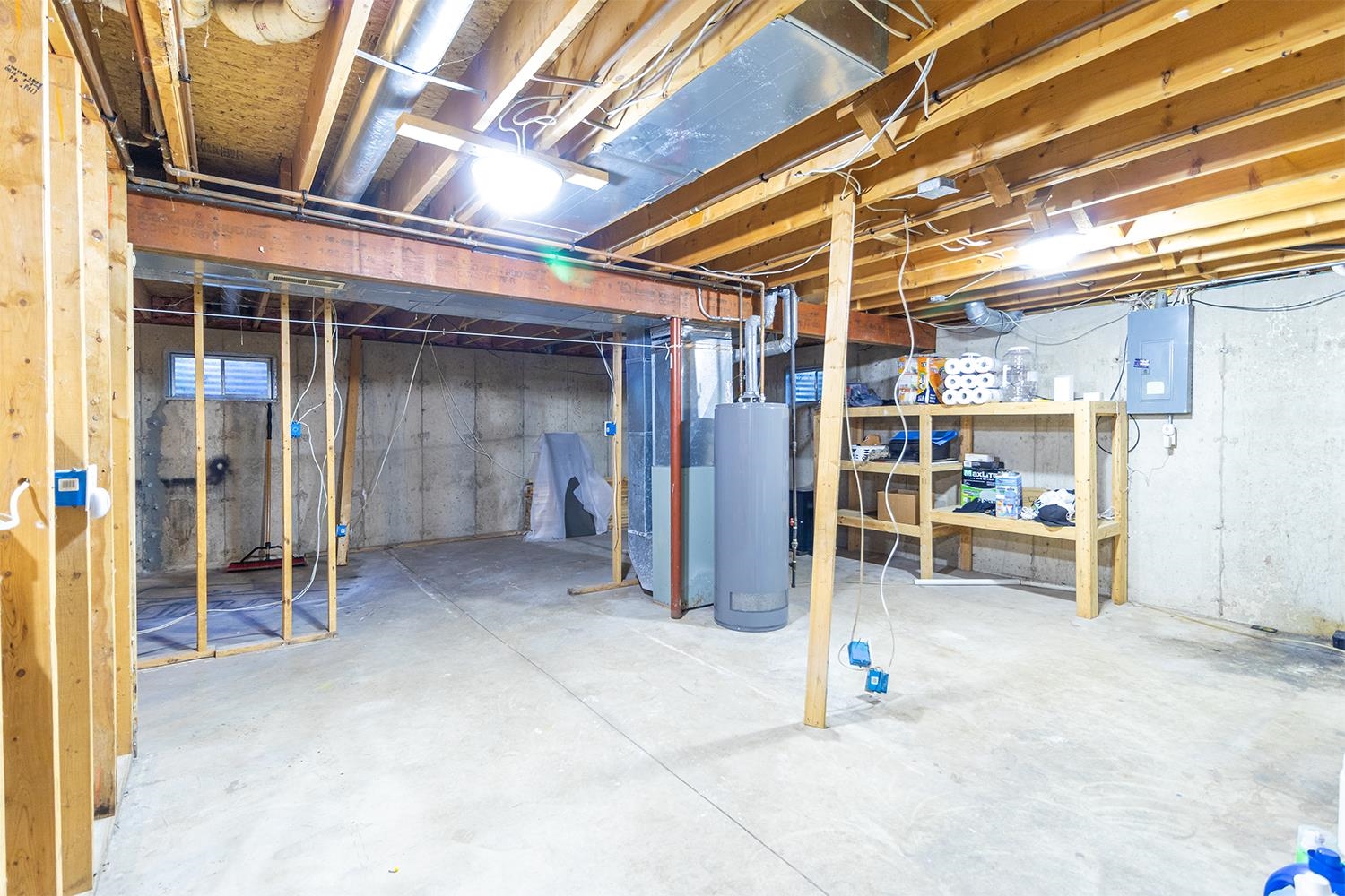 115 Lamplighter Loop Southeast Poplar Grove, IL 61065 - Photo 20 of 27 a view of a room with wooden shelves