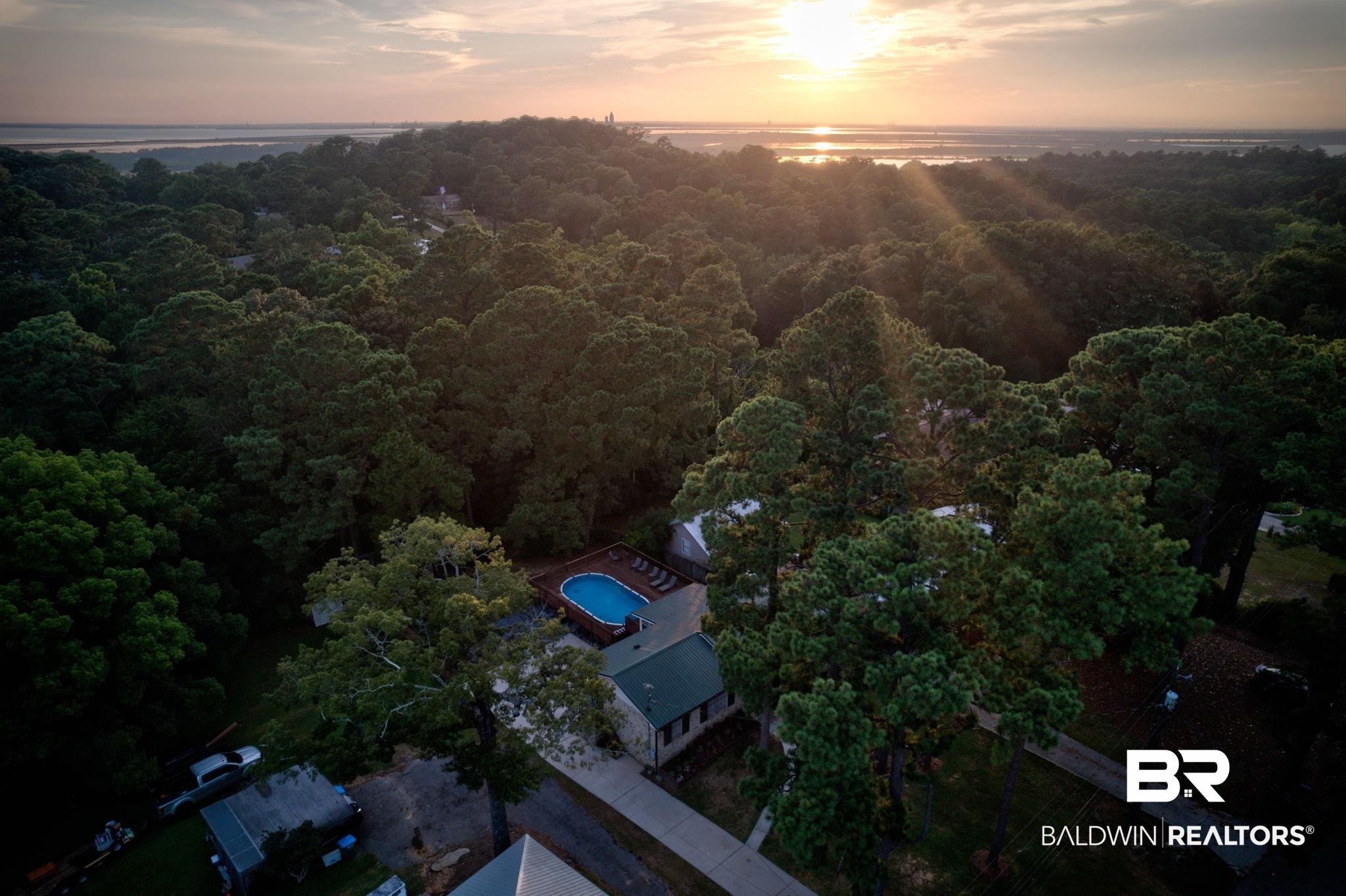 14 Lee Circle Daphne, AL 36527 - Photo 83 of 83 View of aerial view at dusk