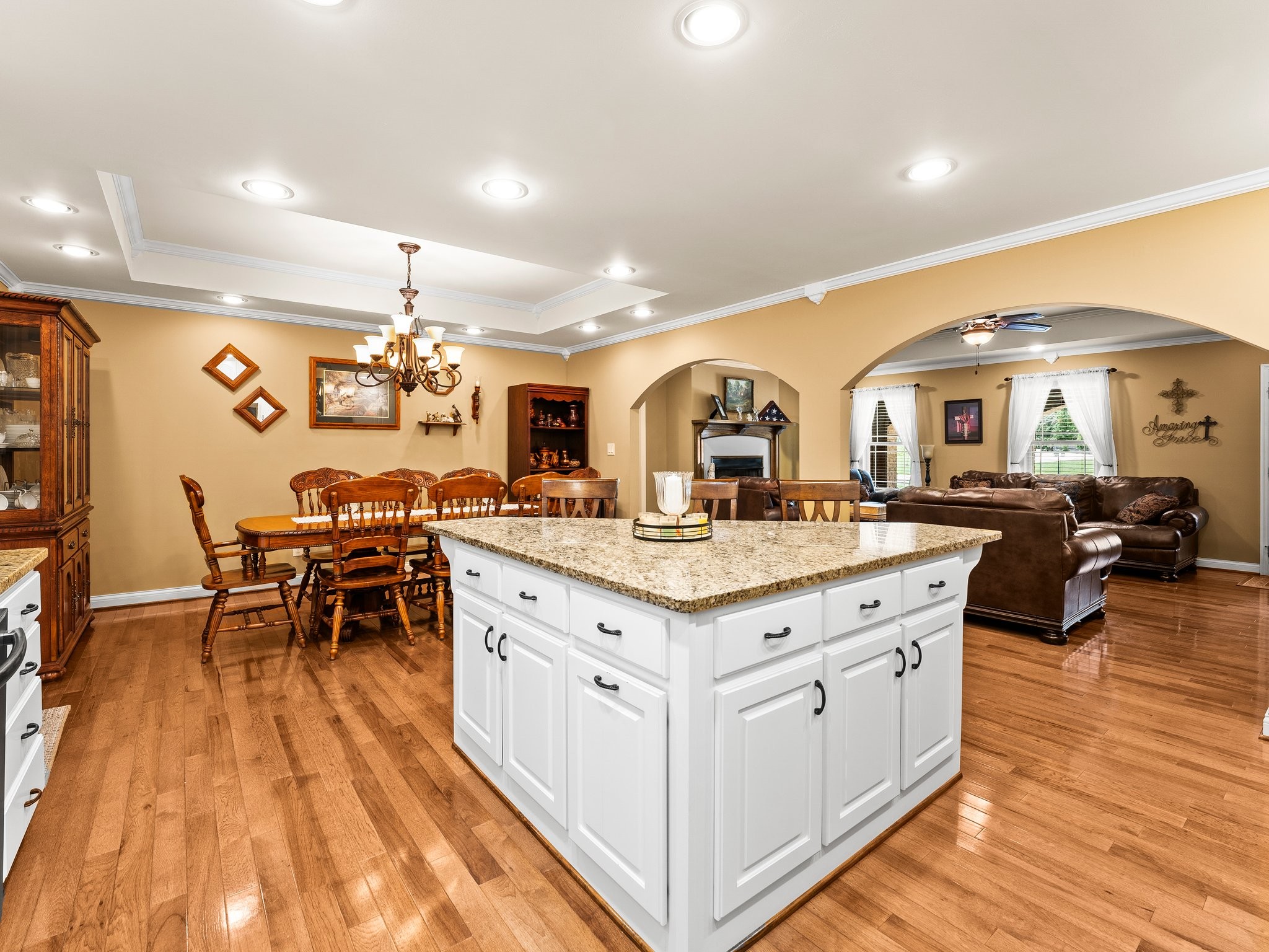 1574 Midway Road Sewanee, TN 37375 - Photo 16 of 45 a large kitchen with lots of counter and chairs