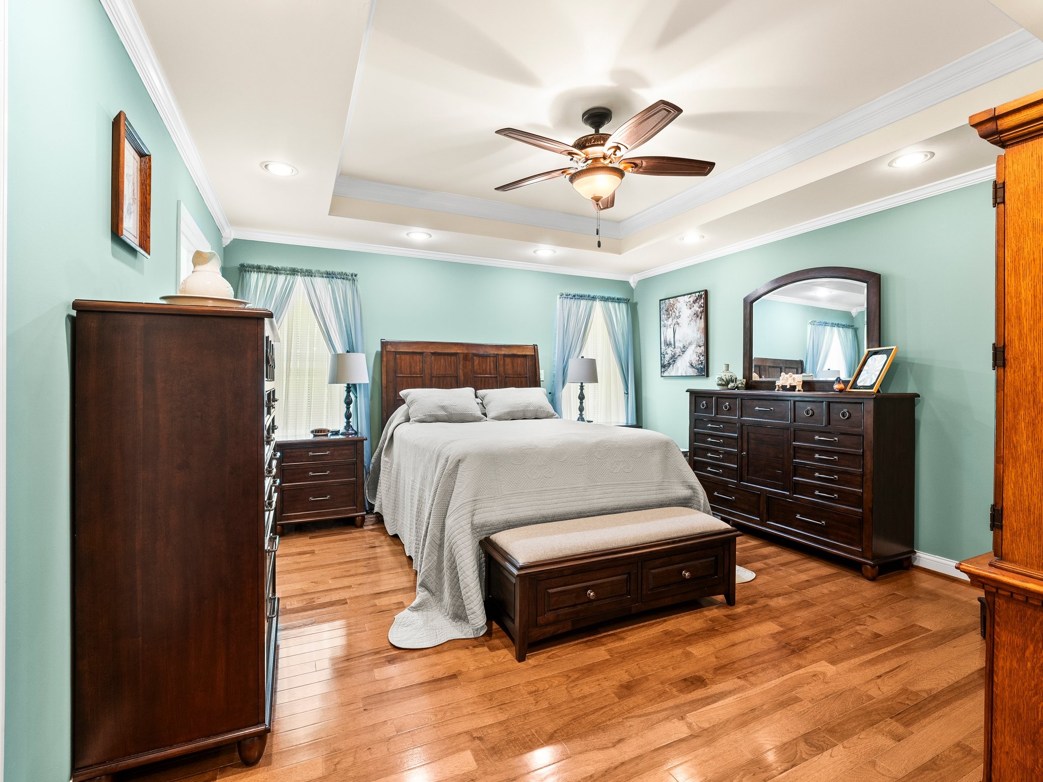 1574 Midway Road Sewanee, TN 37375 - Photo 30 of 45 a bedroom with a bed dresser and a window