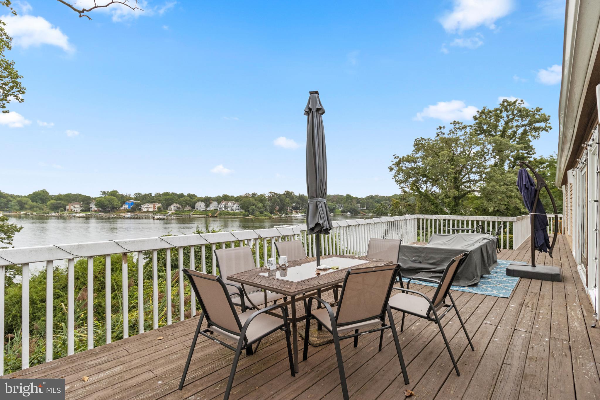 517 Broadwater Road Arnold, MD 21012 - Photo 8 of 23 Rear deck with panoramic views