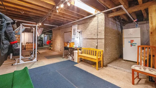 a view of storage and utility room