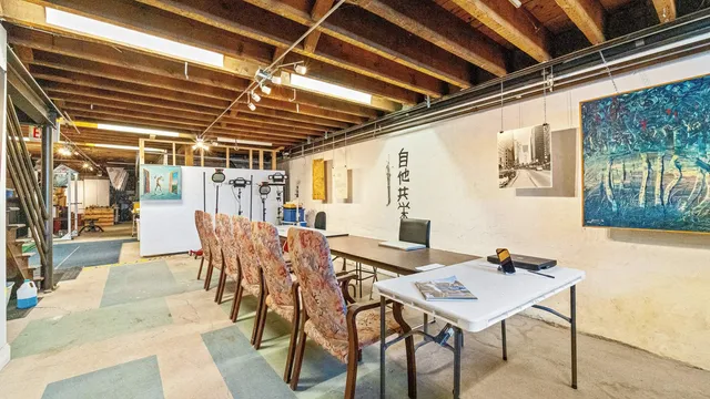 a front view of a building