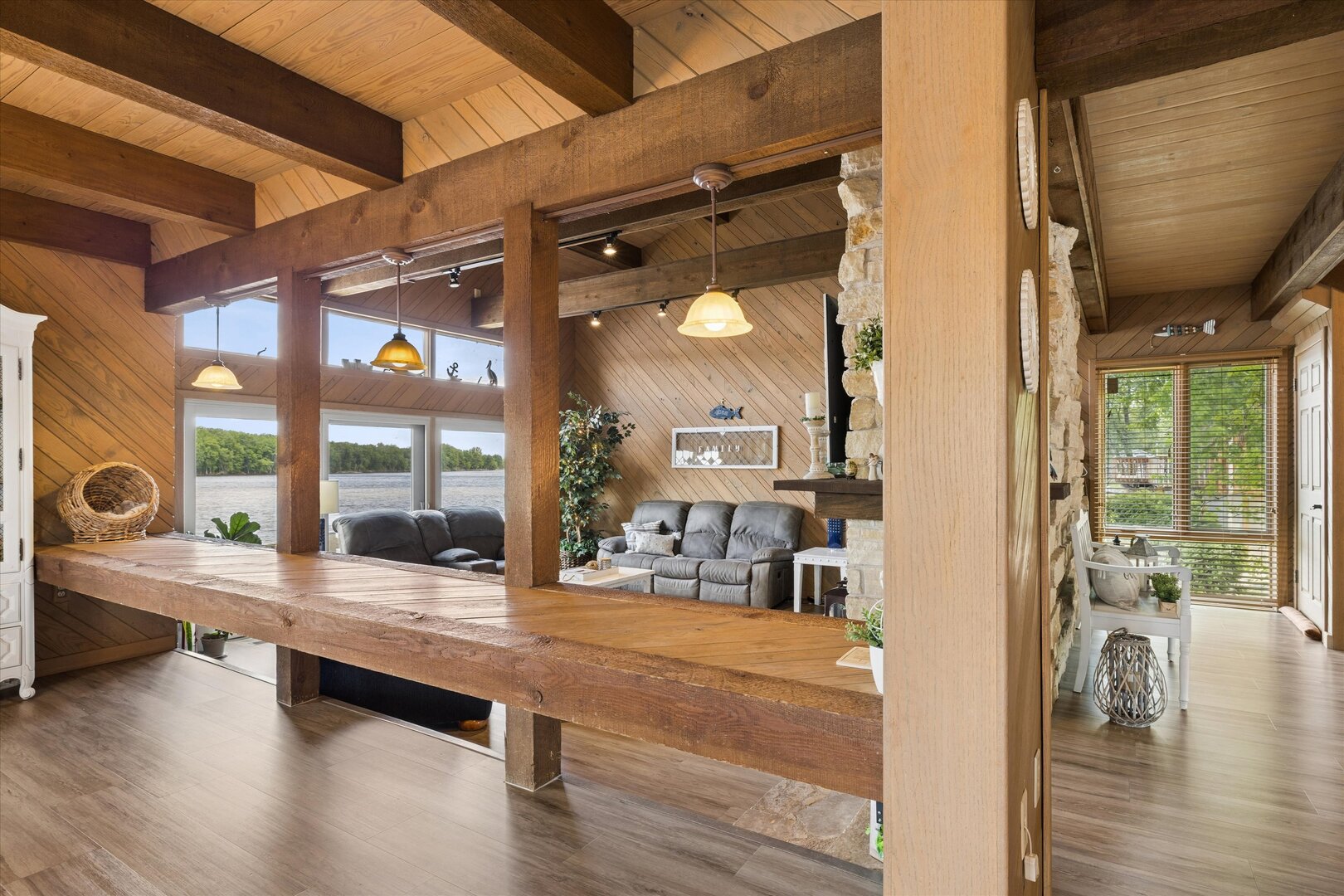 14839 Vans Road Fulton, IL 61252 - Photo 15 of 70 a lobby with furniture and floor to ceiling window