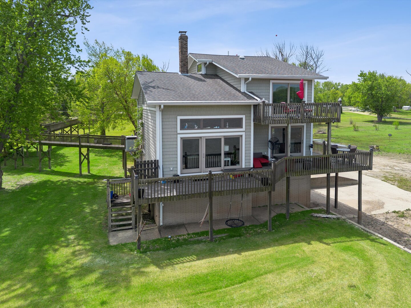 14839 Vans Road Fulton, IL 61252 - Photo 2 of 70 a view of a house with a yard porch and sitting area