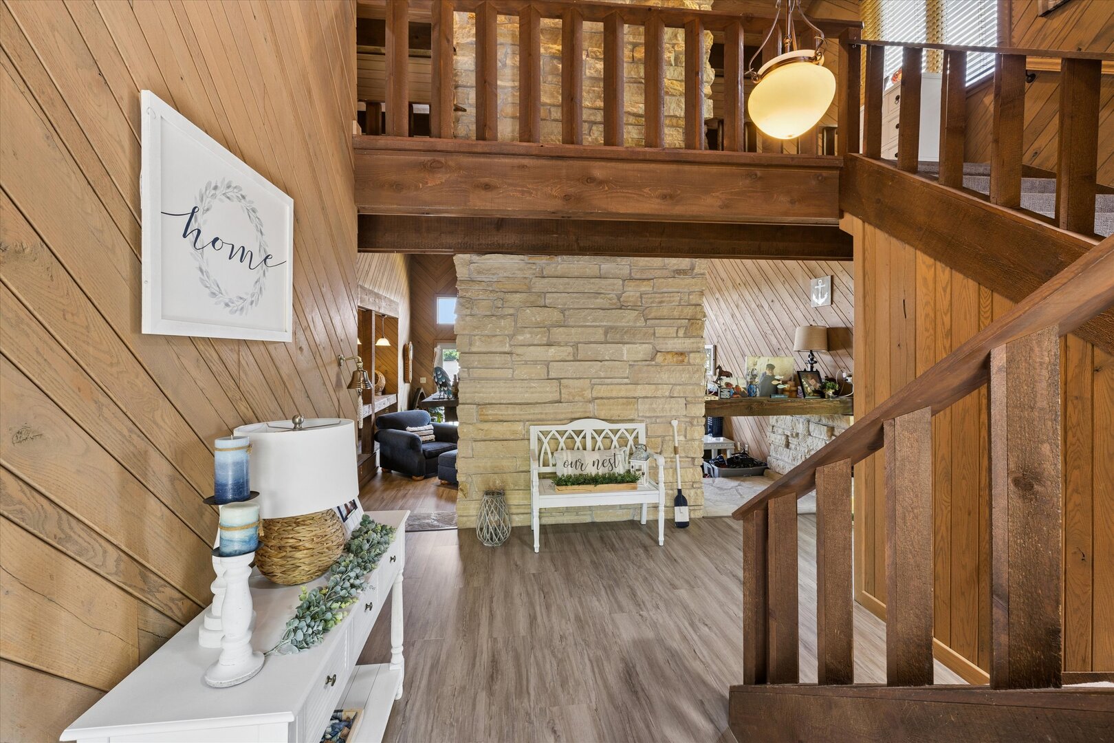14839 Vans Road Fulton, IL 61252 - Photo 9 of 70 a view of entryway and hall with wooden floor