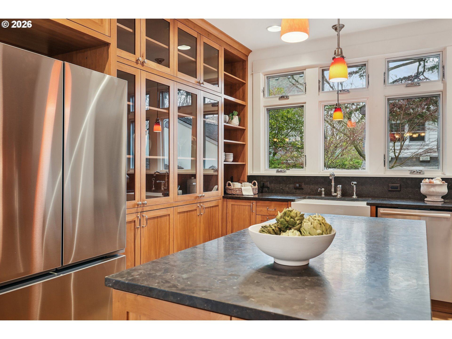 2715 Northeast 38th Avenue Portland, OR 97212 - Photo 26 of 45 a view of a kitchen with a window and furniture