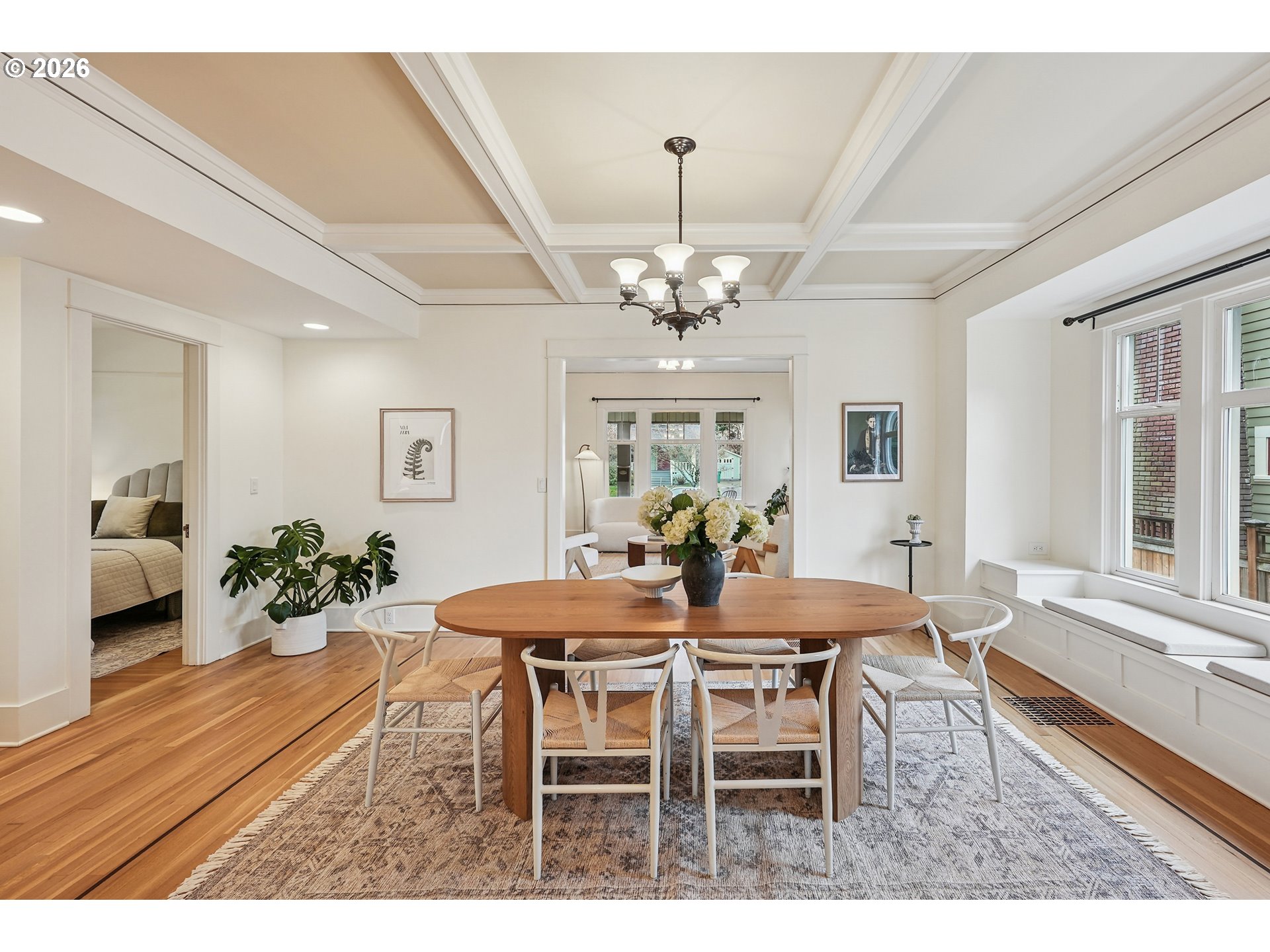 2715 Northeast 38th Avenue Portland, OR 97212 - Photo 28 of 45 a view of a dining room with furniture and wooden floor