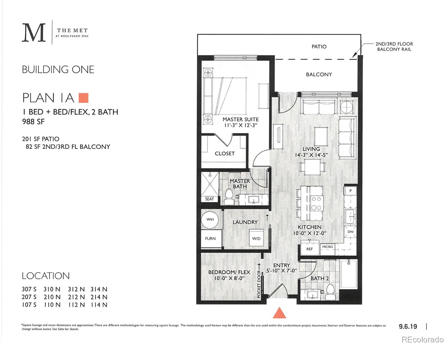 6618 East Lowry Boulevard, Unit 307 Denver, CO 80230 - Photo 3 of 23 a picture of a floor plan