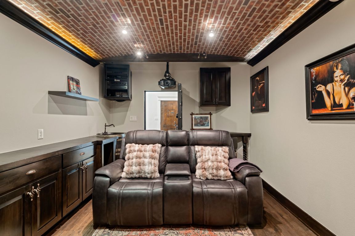 1231 Parkway, Unit 2 Austin, TX 78703 - Photo 27 of 40 Another view of this very special media room