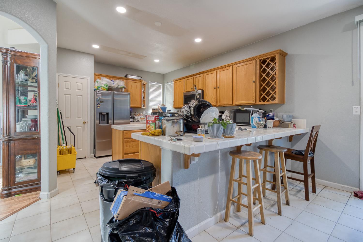 6282 Crestview Circle Stockton, CA 95219 - Photo 11 of 22 a kitchen with a sink appliances and cabinets