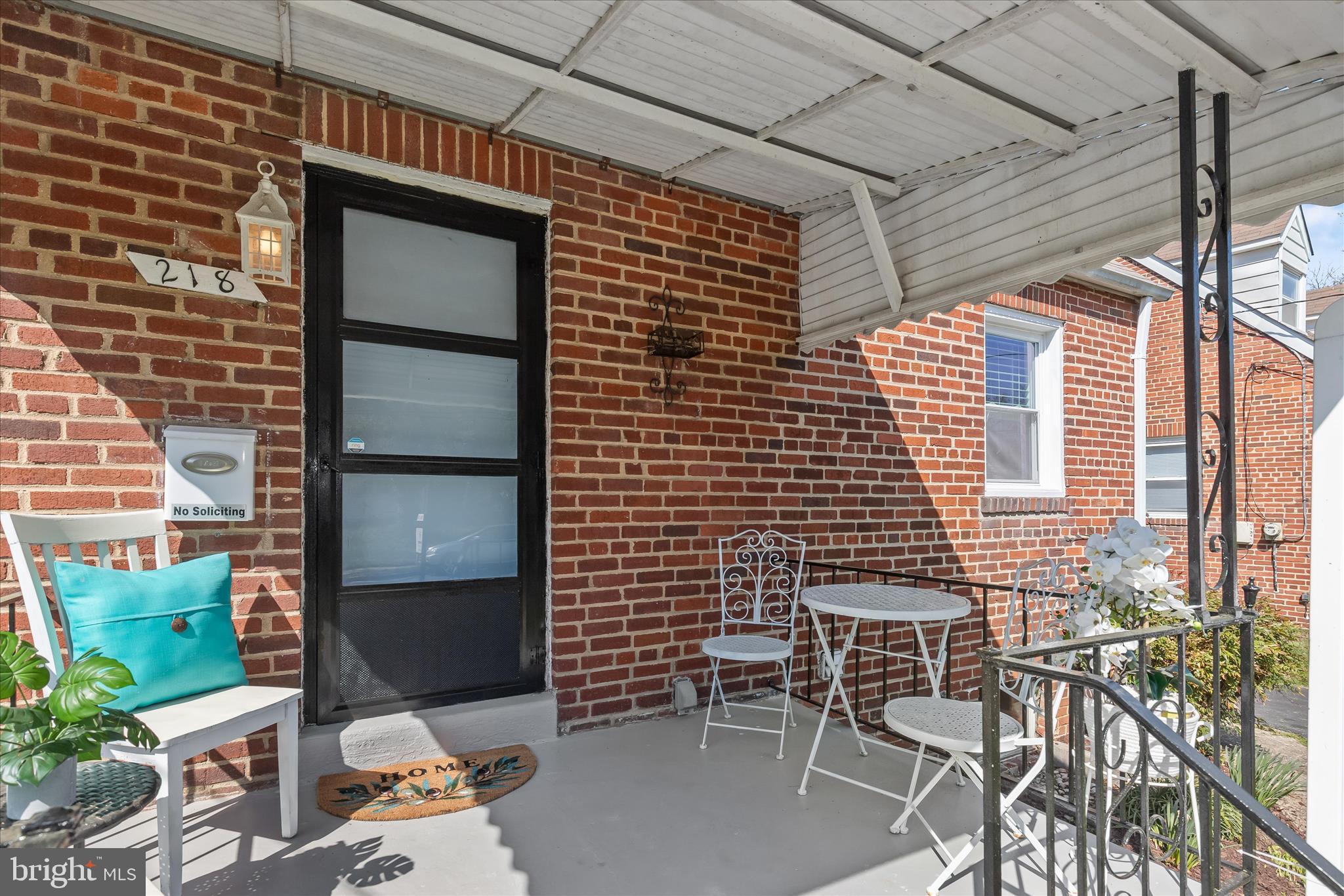 218 Kuethe Road Glen Burnie, MD 21060 - Photo 3 of 32 Covered Front Porch