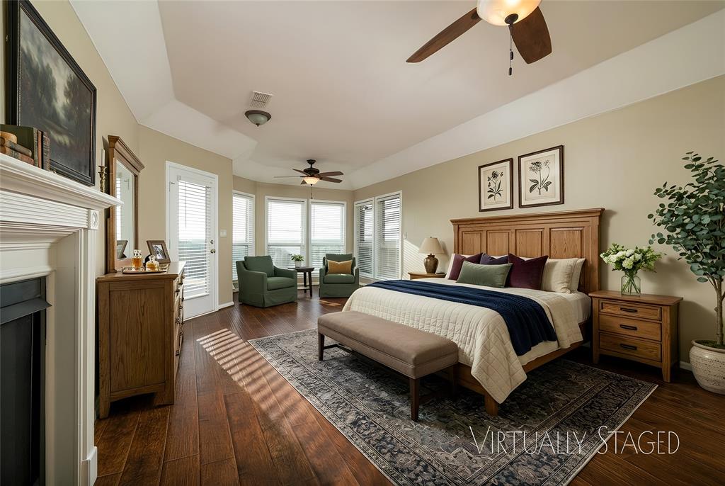 270 Stone Mountain Road Cresson, TX 76035 - Photo 16 of 40 a bed room with a bed and a couch