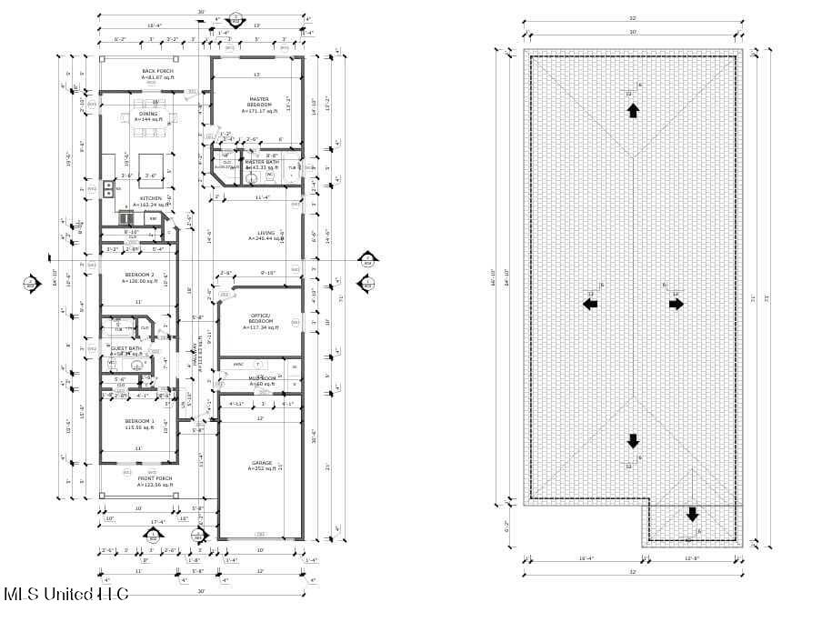14933 Dantzler Road Vancleave, MS 39565 - Photo 3 of 5 Roof and layout 4 bedroom