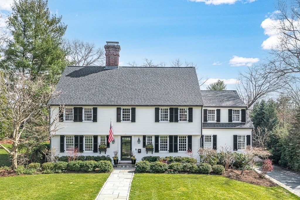 14 Plymouth Road Wellesley, MA 02481 - Photo 1 of 35 a front view of a house with garden