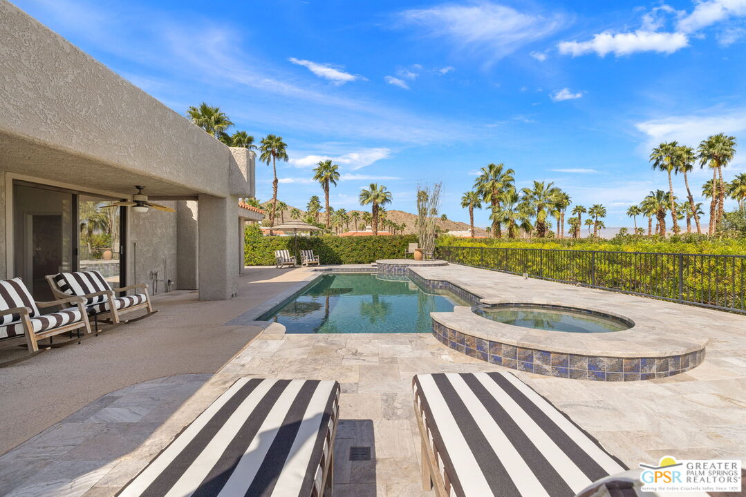 8 Alta Vista Rancho Mirage, CA 92270 - Photo 6 of 46 a view of a swimming pool and outdoor space