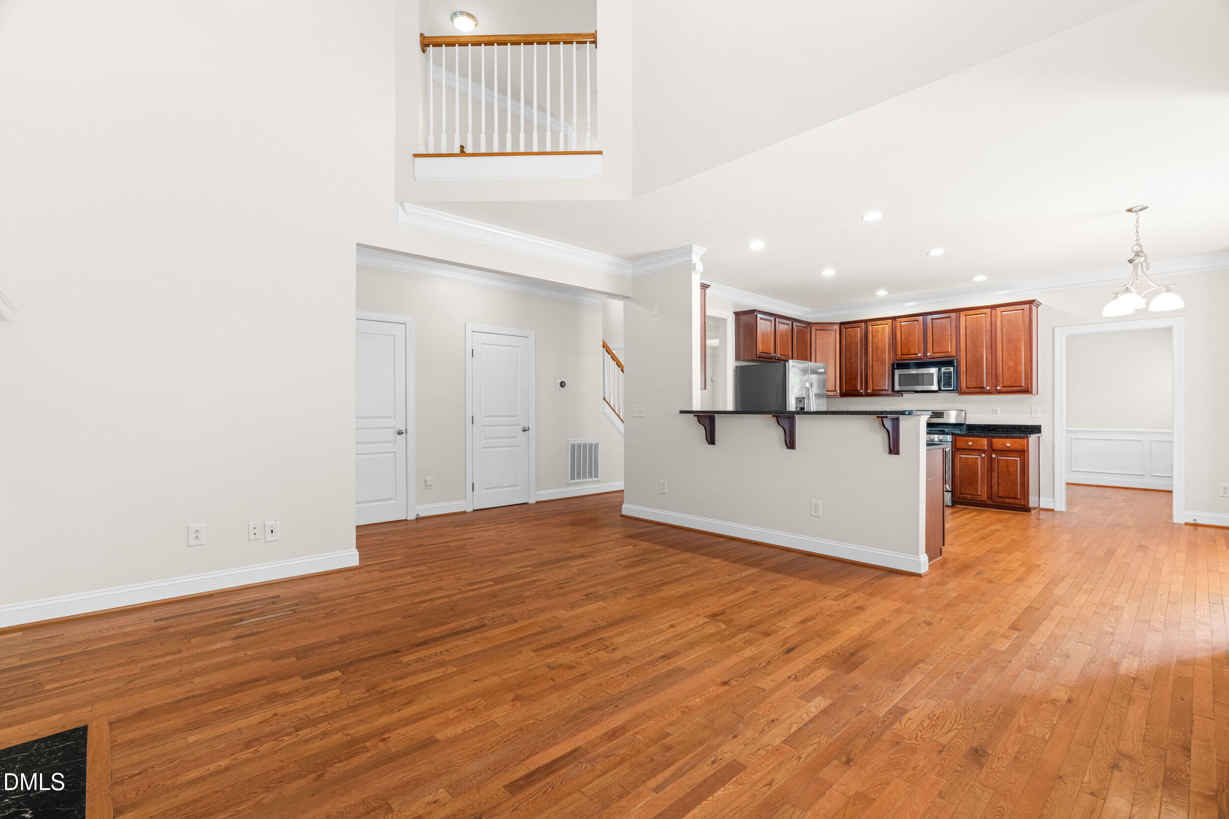 5708 Catskill Court Durham, NC 27713 - Photo 17 of 39 a view of kitchen with wooden floor