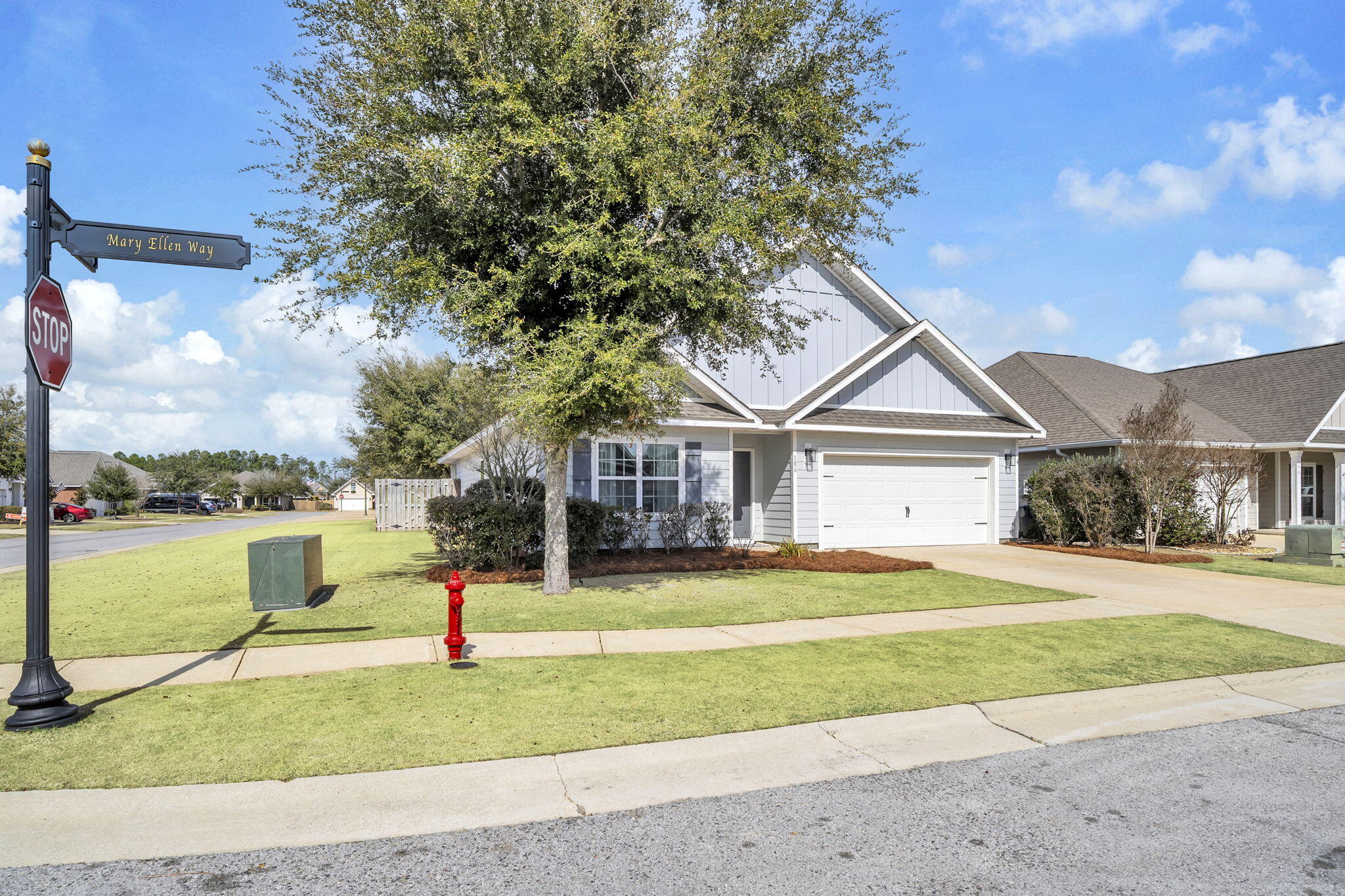 106 Mary Ellen Way Freeport, FL 32439 - Photo 51 of 79 a front view of a house with a yard