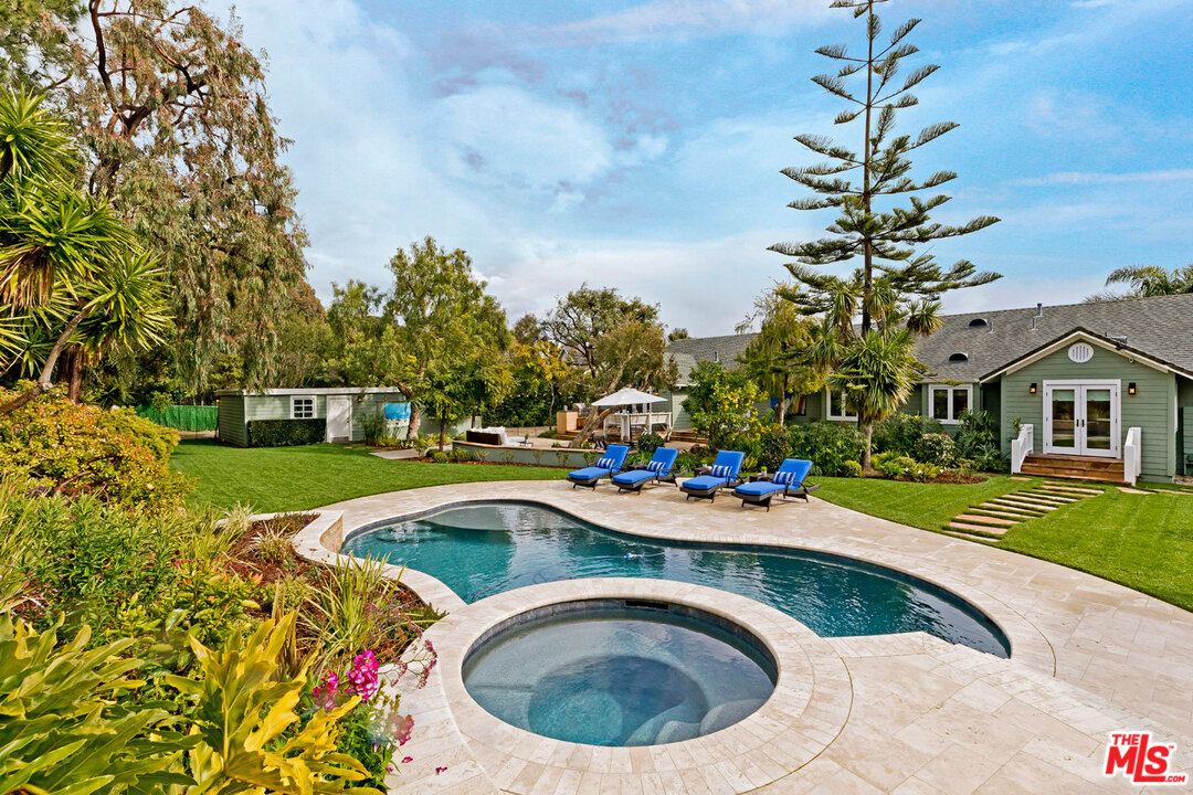 20779 Big Rock Drive Malibu, CA 90265 - Photo 29 of 37 a view of swimming pool with outdoor seating