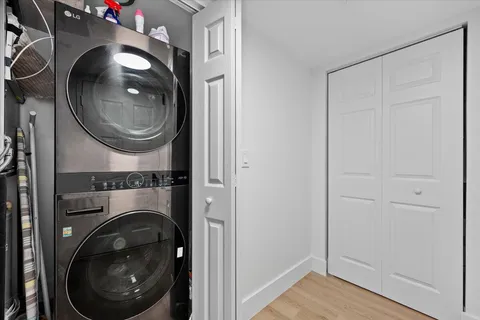 a bathroom with a shower and a toilet