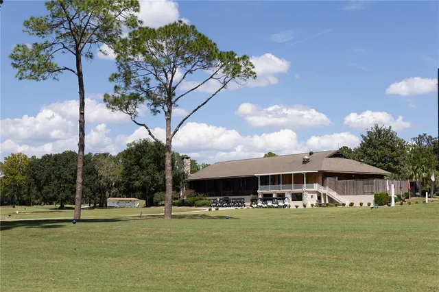 a view of field with trees