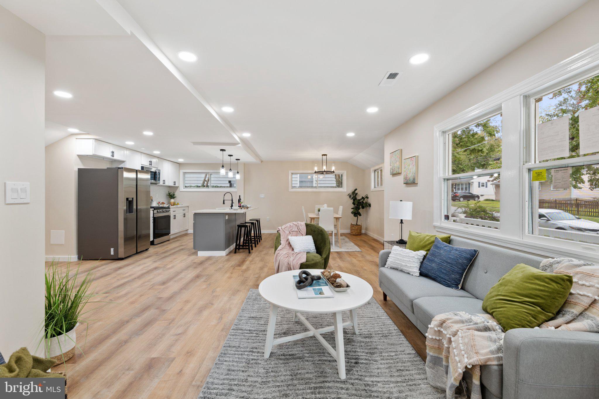 3215 Edgewood Road Kensington, MD 20895 - Photo 9 of 37 Bright and airy open-concept living.
