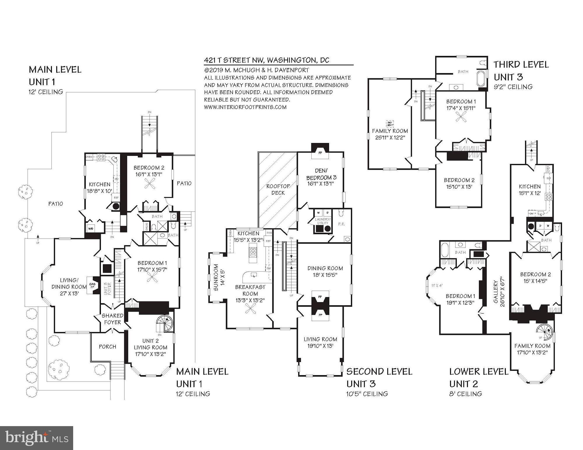 421 T Street Northwest Washington, DC 20001 - Photo 39 of 39 Floor Plans