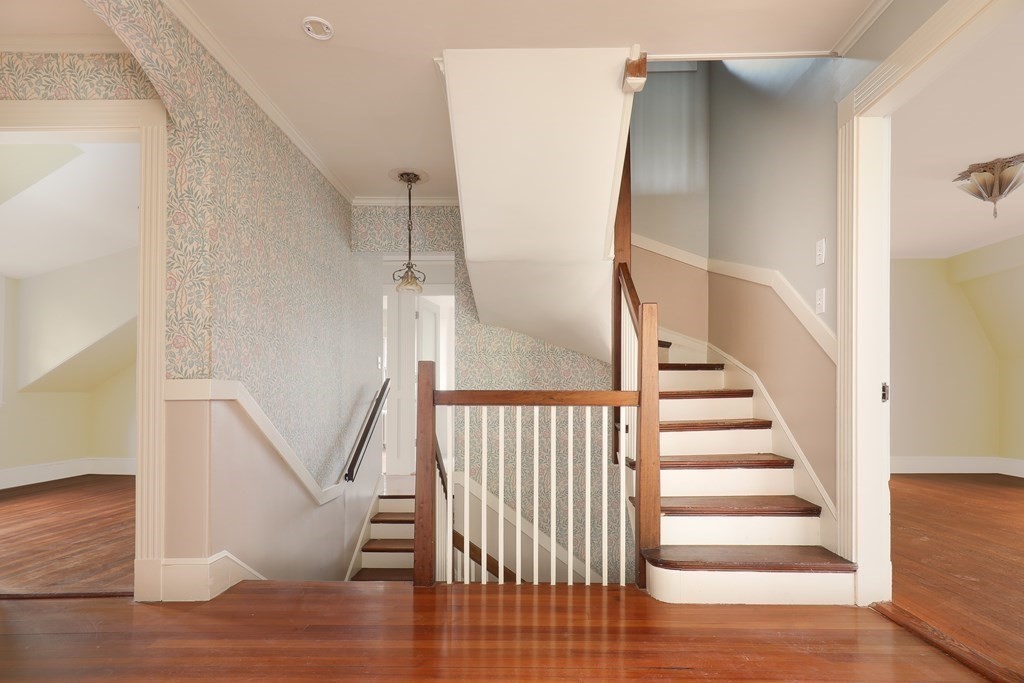 16 Percy Road Lexington, MA 02421 - Photo 19 of 31 a view of entryway and hall with wooden floor