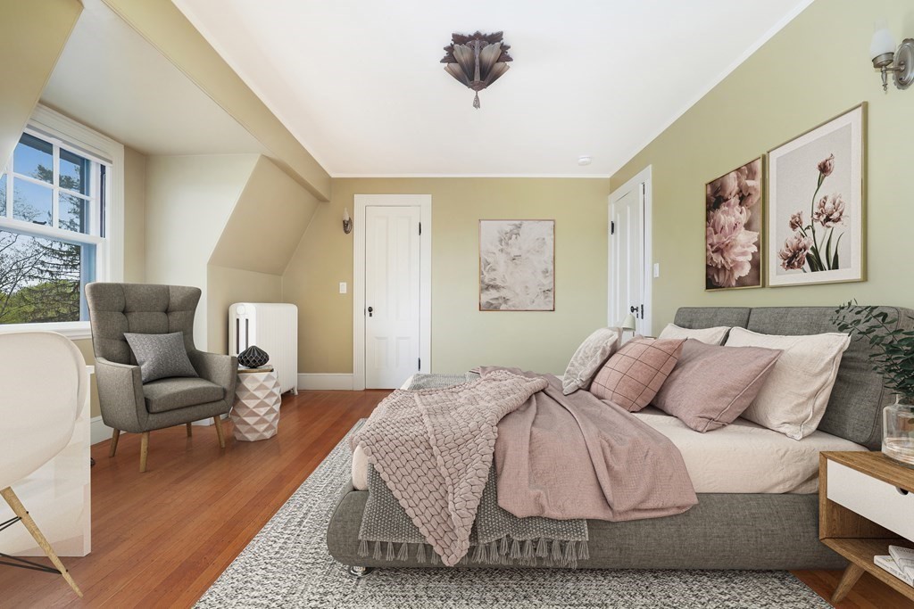 16 Percy Road Lexington, MA 02421 - Photo 22 of 31 a bedroom with a bed and couch