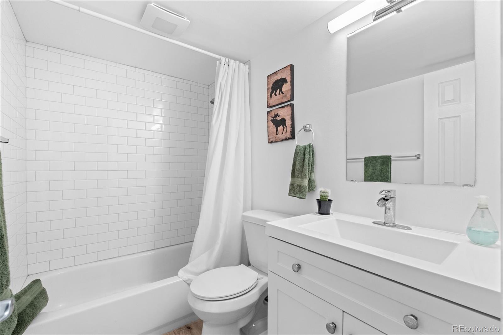 29656 Buffalo Park Road, Unit 206 Evergreen, CO 80439 - Photo 16 of 30 a bathroom with a sink a toilet and shower