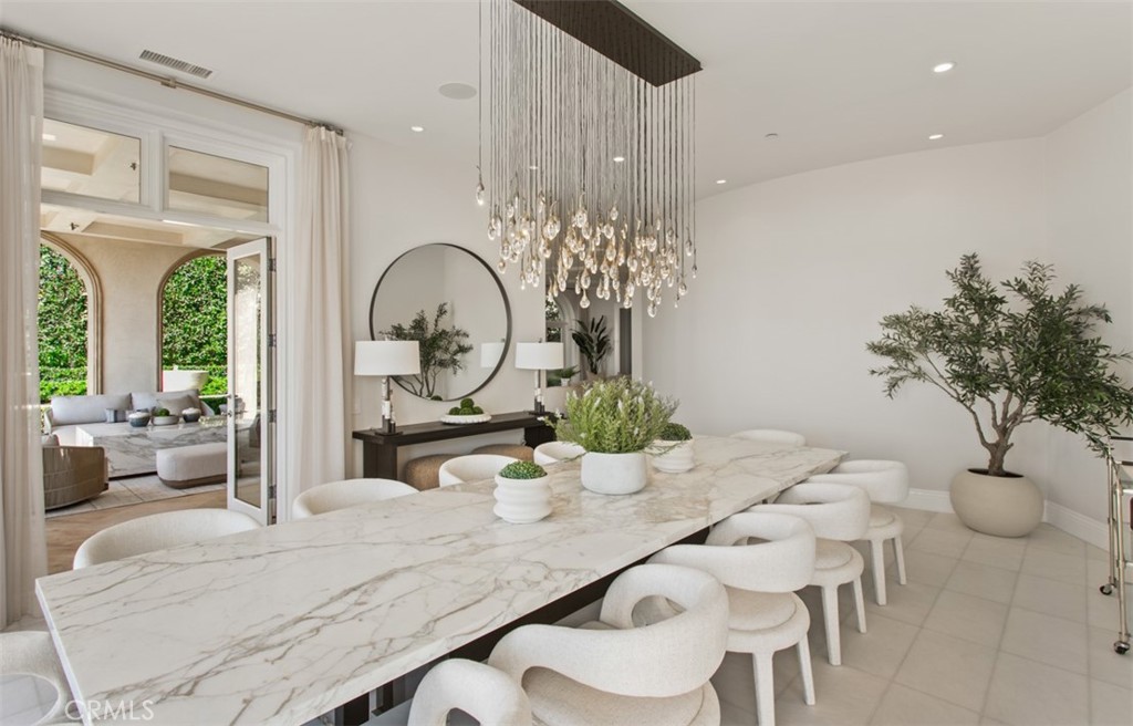 22 Pelican Crest Drive Newport Coast, CA 92657 - Photo 24 of 66 a view of a dining room with furniture window and outside view