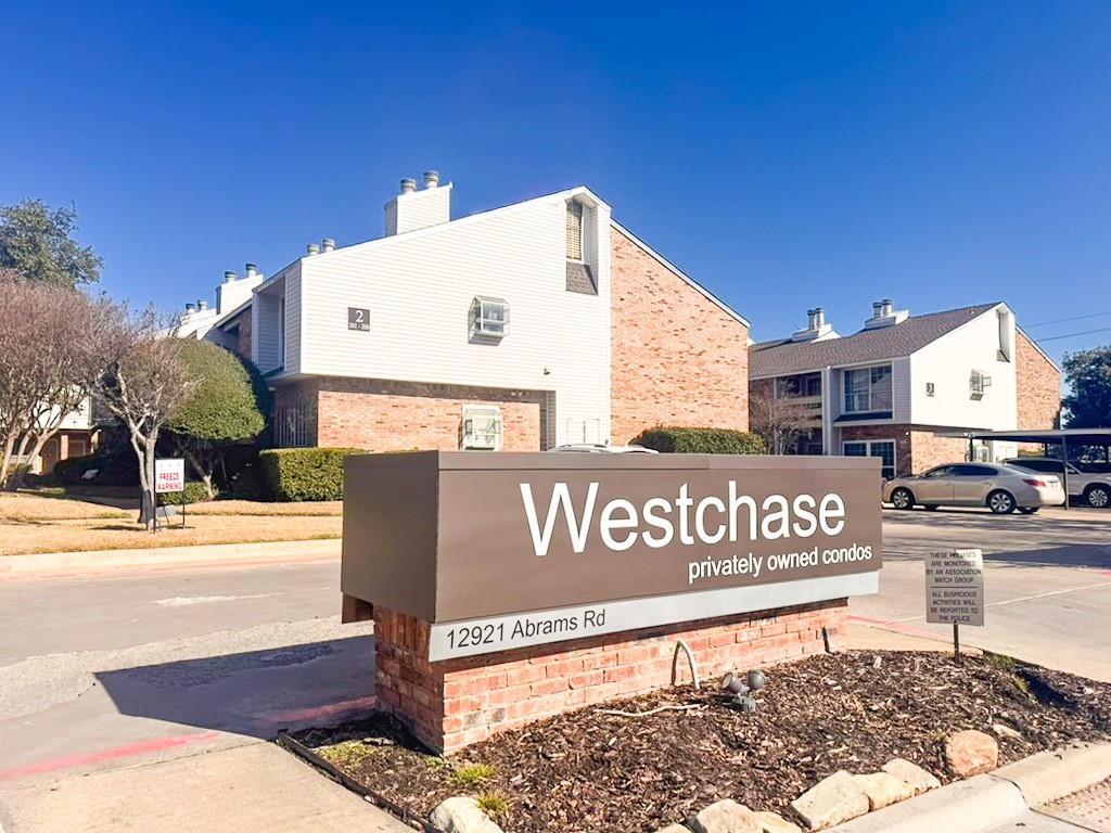 a view of a street sign