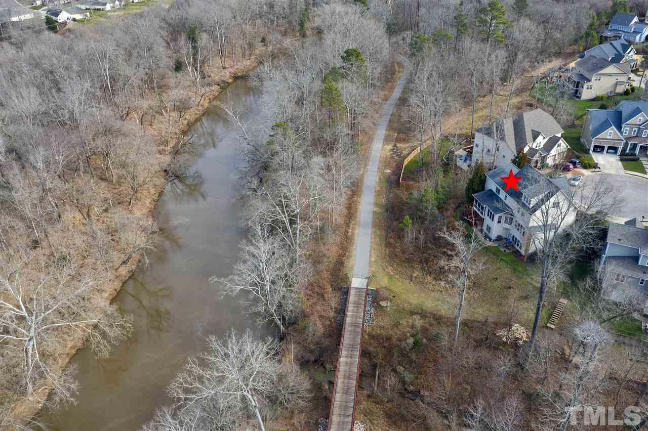 2829 Winter Song Road Raleigh, NC 27614 - Photo 29 of 30 This property has private steps down to the trail and river. Neighbors swim in the river.