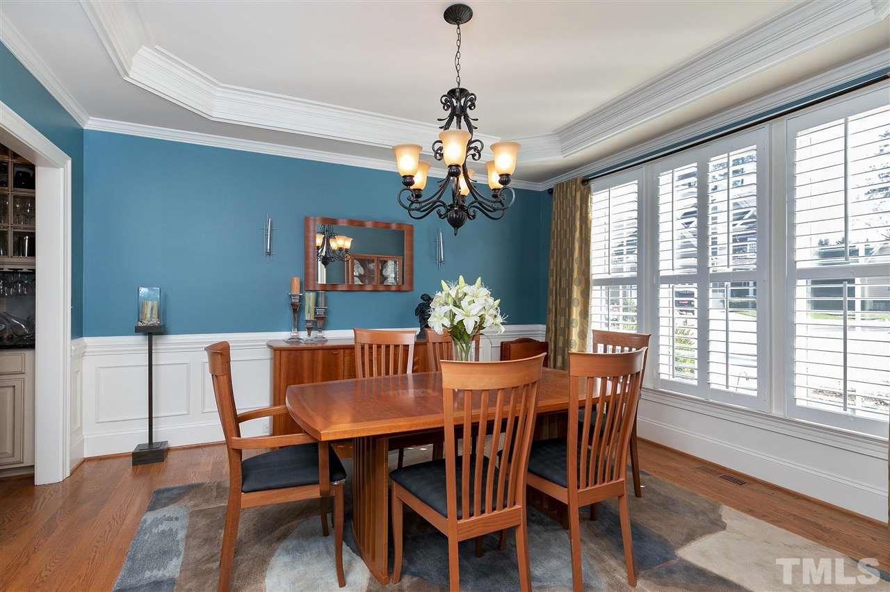 2829 Winter Song Road Raleigh, NC 27614 - Photo 6 of 30 Beautiful wainscoting! Trey ceiling! Opens to foyer and butler's pantry to kitchen.