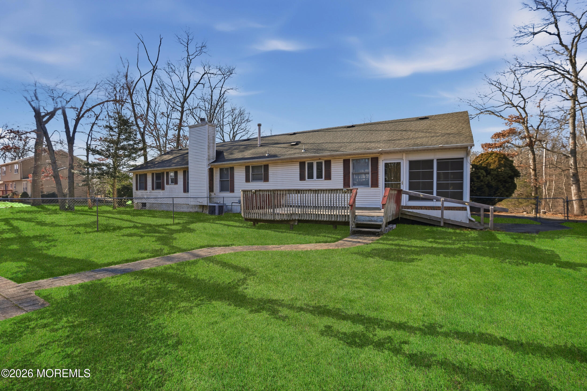 153 South Hope Chapel Road Jackson, NJ 08527 - Photo 5 of 10 a view of a house with a backyard