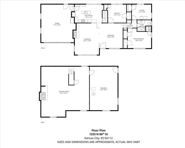 $335,000 | 1233 North 86th Street, Kansas City, KS 66112