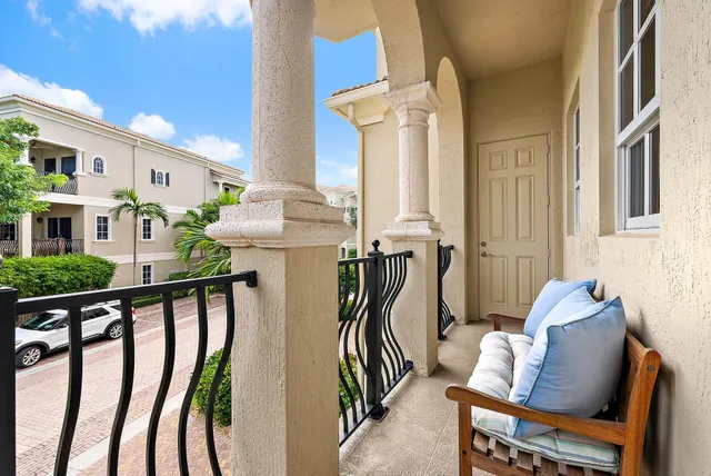 a view of balcony and patio